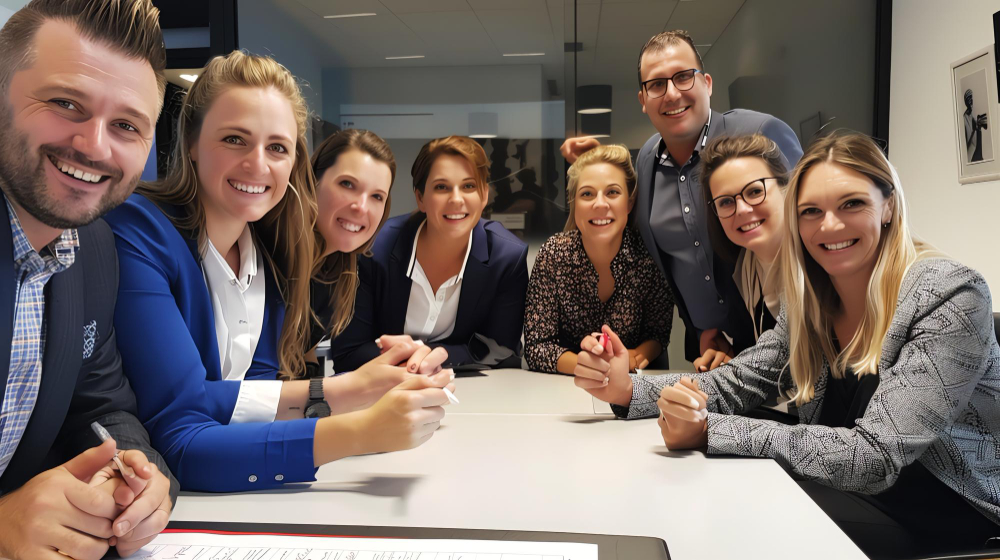 Team von SteuerBlick im Büro